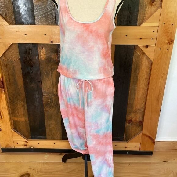 Nwot sleeveless elastic waistband jumpsuit size S - Picture 6 of 11